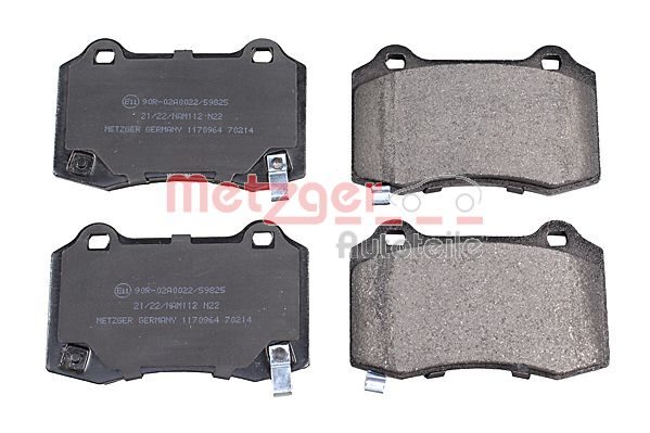 METZGER 1170964 GREENPARTS Bremsbelagsatz, Scheibenbremse